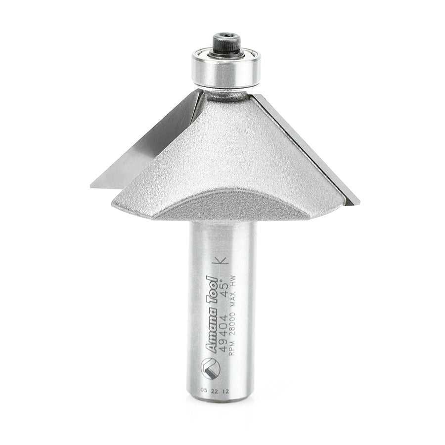 Amana 49404 Chamfer Router Bit • Www.sawingtoolusa.com