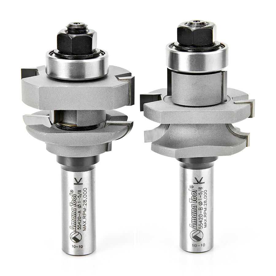 Amana, Amana 55420 Two Piece Concave Stile & Rail Router Bit