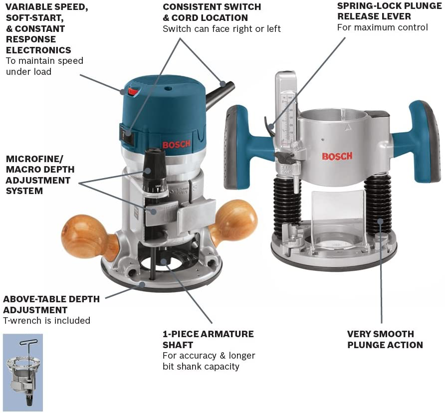 Bosch, Bosch 1617EVSPK Router Combo Kit