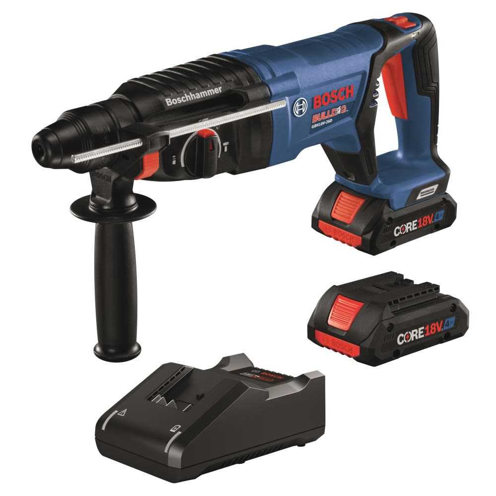 Bosch, Bosch GBH18V-26DK25 18V EC Brushless SDS-Plus Bulldog 1" Rotary Hammer Kit