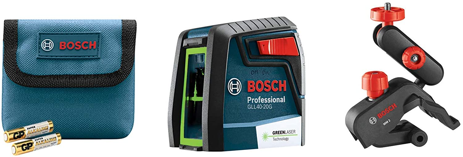 Bosch, Bosch GLL40-20G Green-Beam Self-Leveling Cross-Line Laser