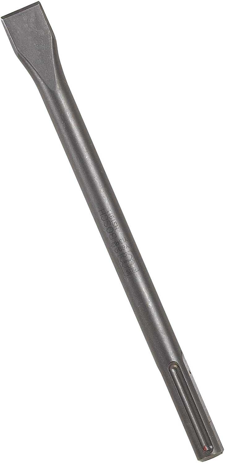 Bosch, Bosch HS1811 1"x 12" Flat Chisel Round Hex/Spline Hammer Steel