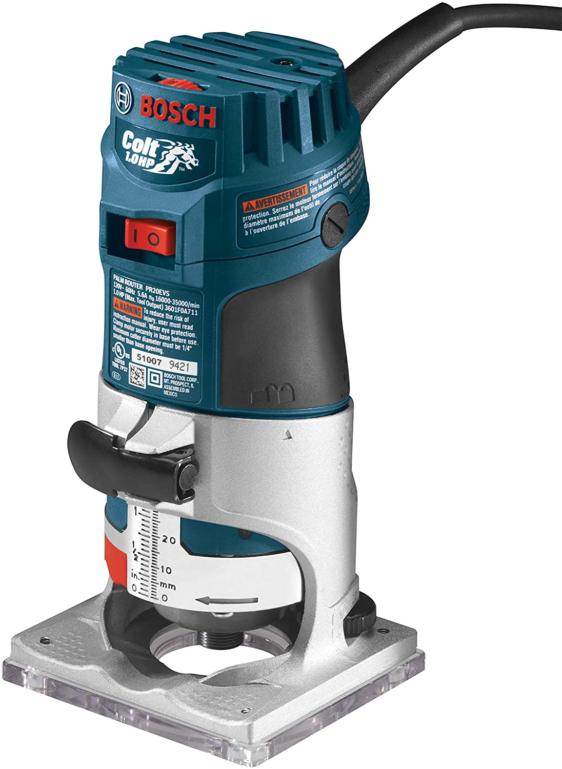 Bosch, Bosch PR20EVS Colt Variable Speed Electronic Palm Router