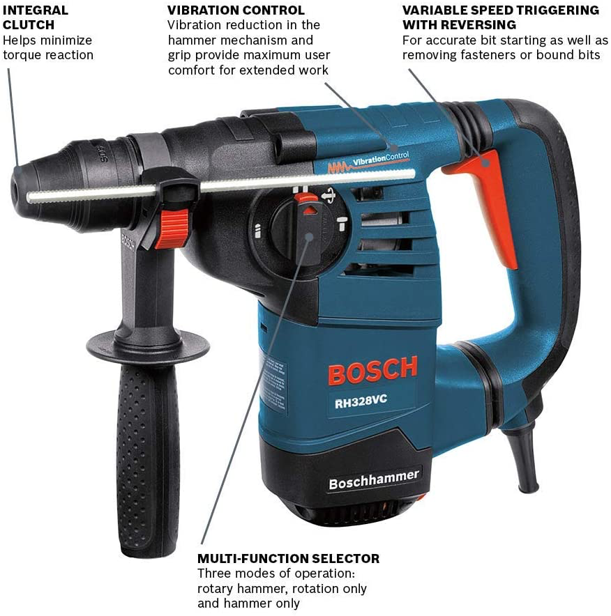 Bosch, Bosch RH328VC 1-1/8" SDS-Plus Rotary Hammer