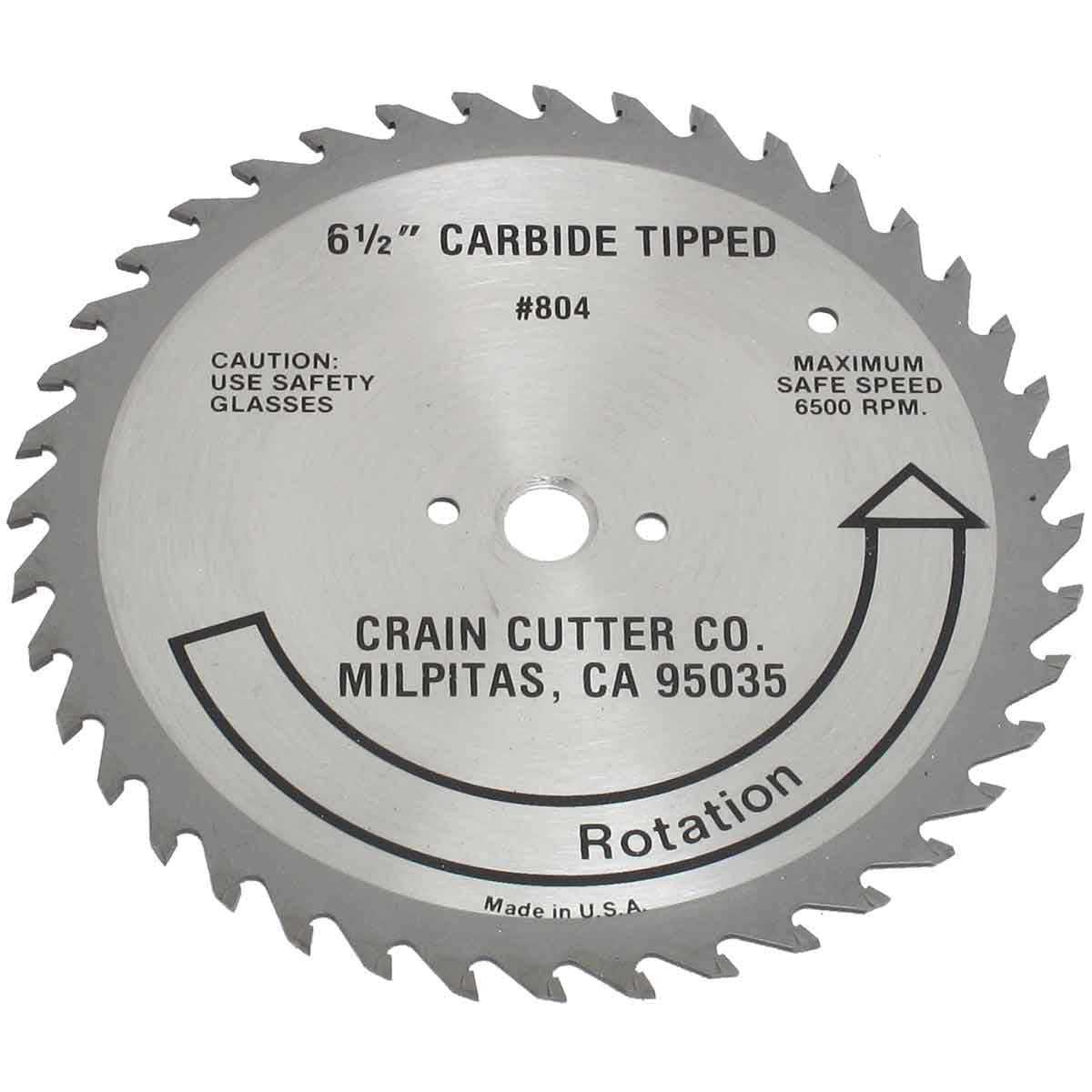 Crain, Crain 804 6-1/2" Super Saw Wood Blade