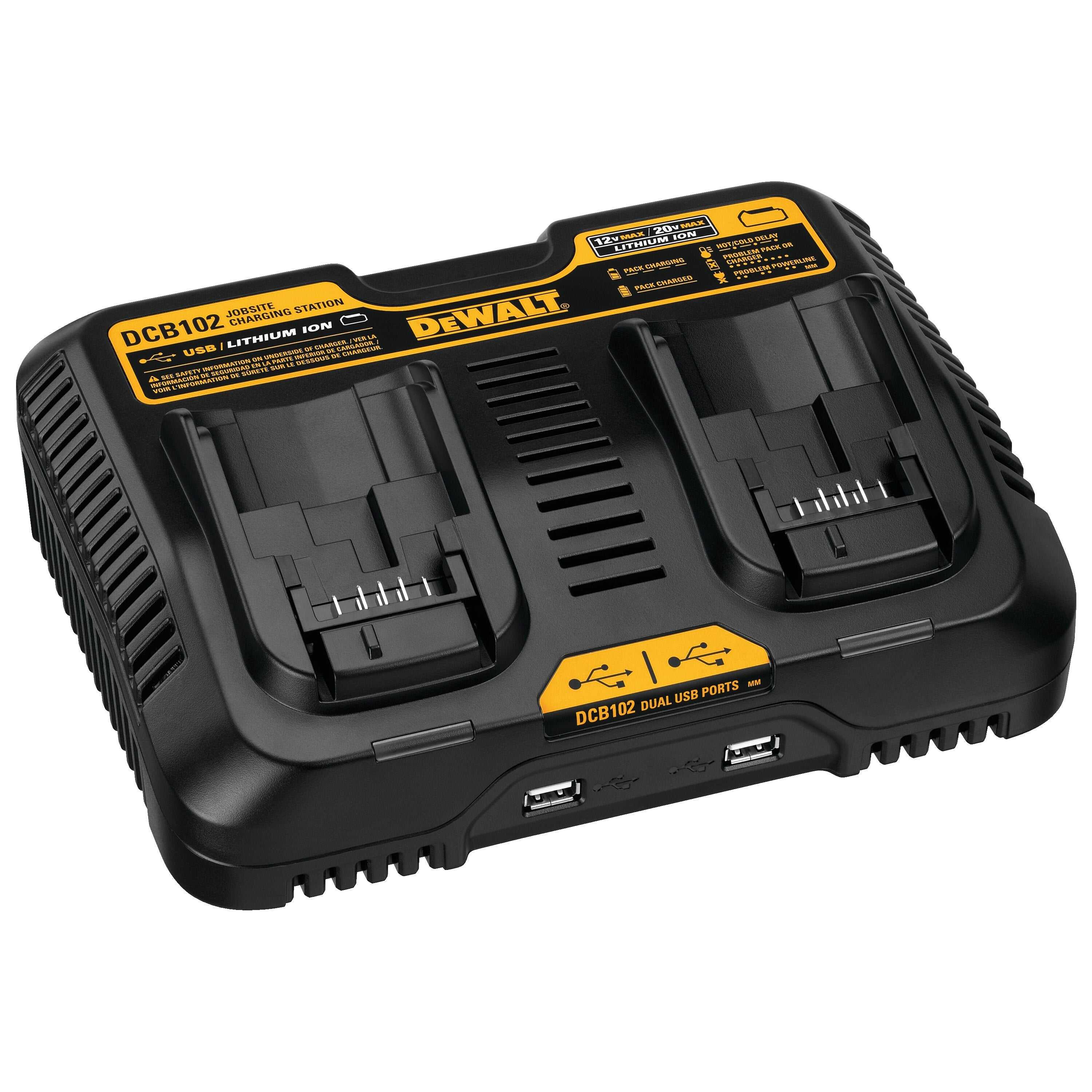 DeWalt, DeWalt DCB102 12V - 20V MAX Jobsite Charging Station