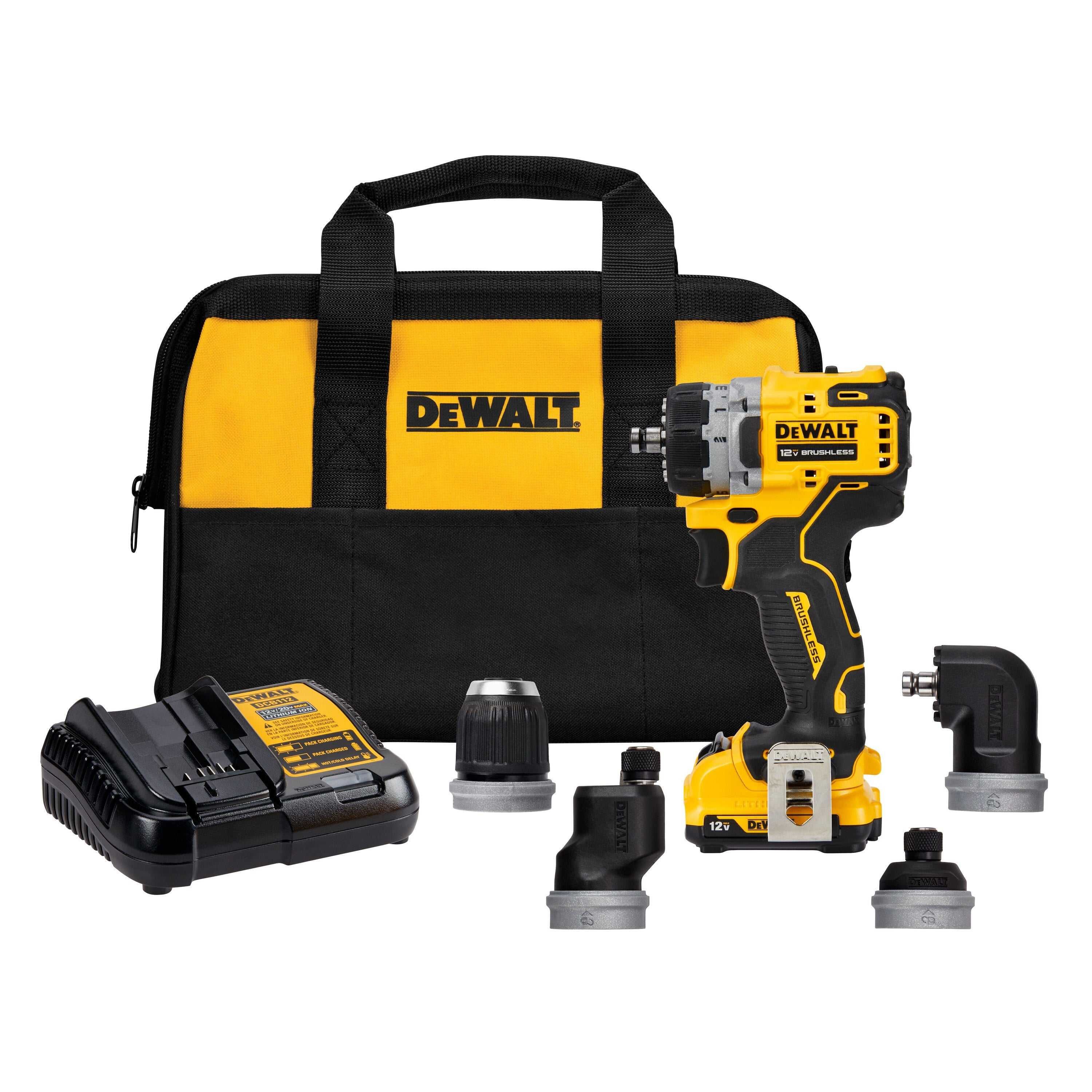 DeWalt, DeWalt DCD703F1 XTREME 12V MAX Brushless Cordless 5-In-1 Drill/Driver Kit