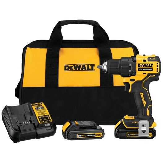 DeWalt, DeWalt DCD708C2 ATOMIC 20V MAX Brushless Compact 1/2" Drill/Driver Kit