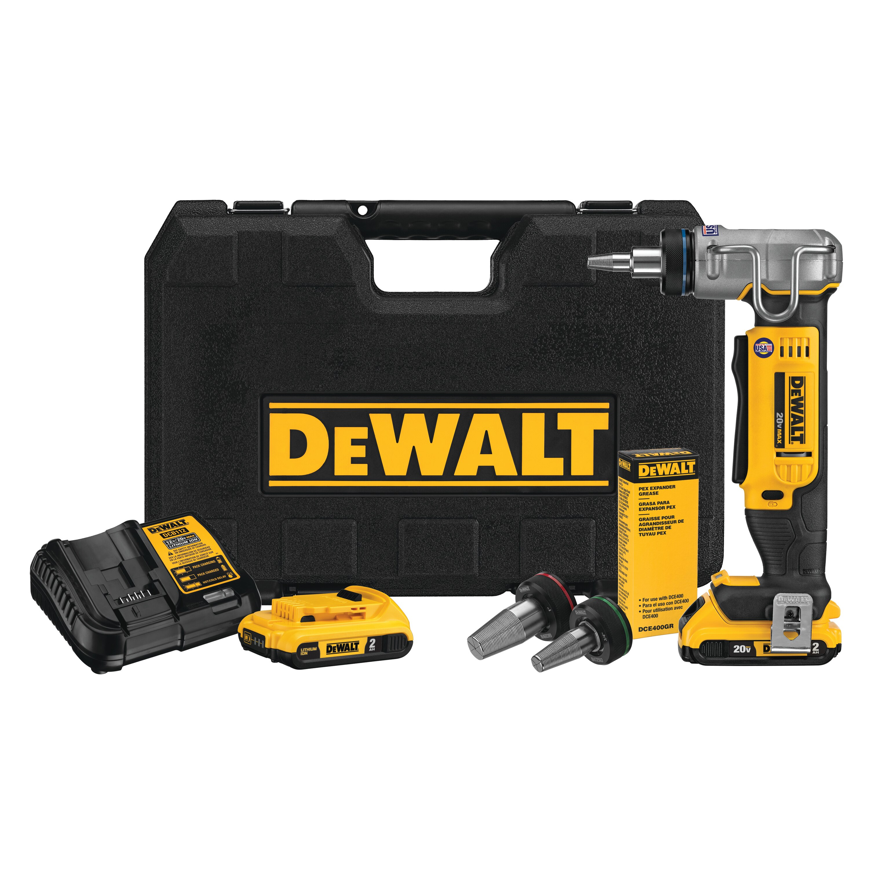 DeWalt, DeWalt DCE400D2 Cordless Expander Tool Kit