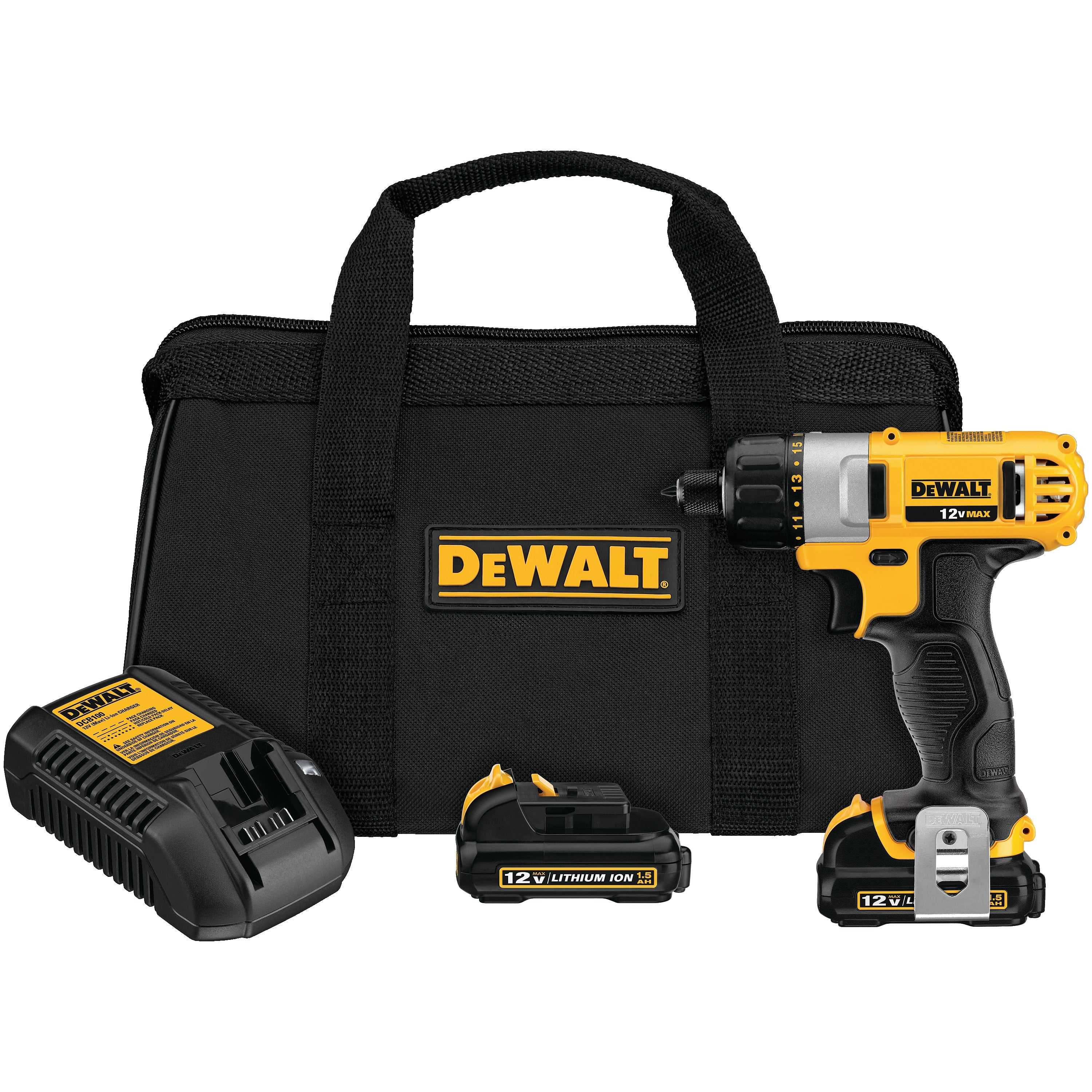 DeWalt, DeWalt DCF610S2 12V Max 1/4" Screwdriver Kit