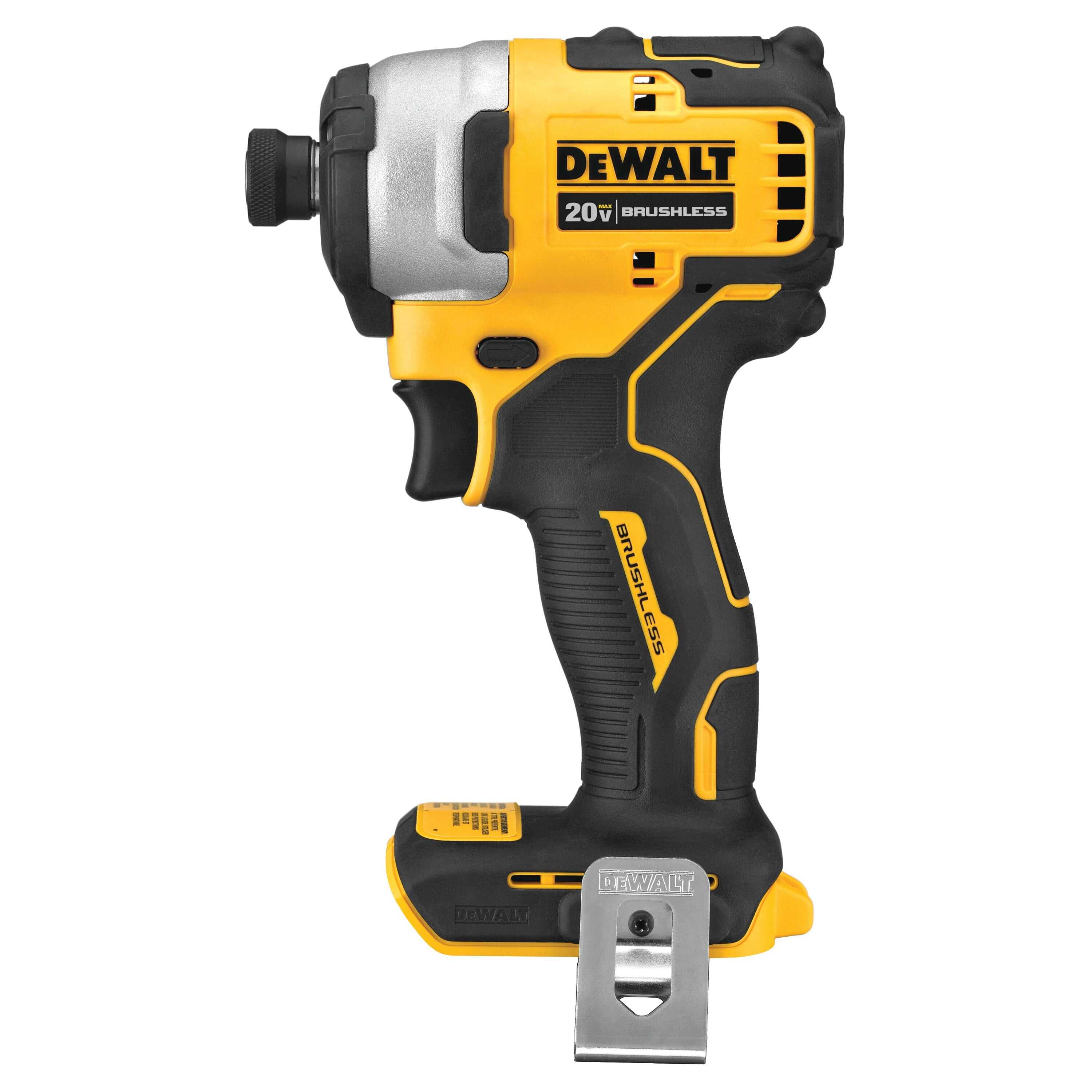 DeWalt, DeWalt DCF809B Atomic 20V Max Brushless Cordless Compact 1/4" Impact Driver (Tool Only)