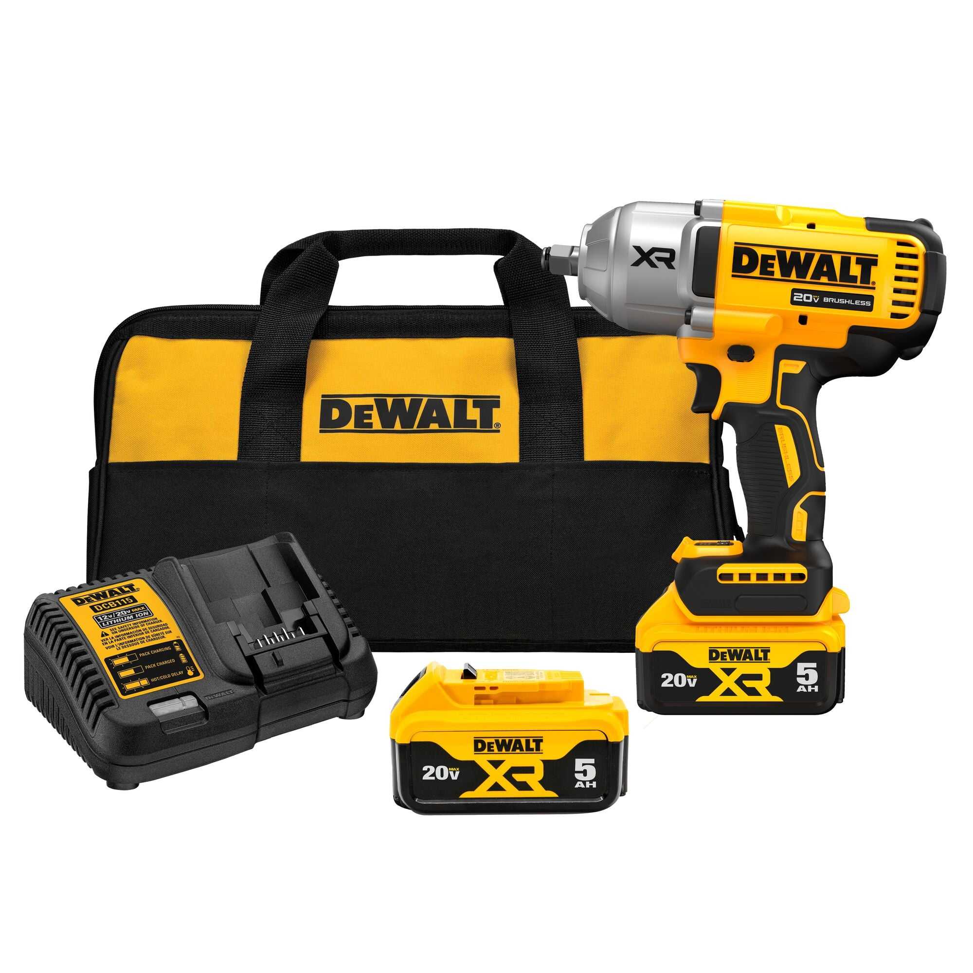 DeWalt, DeWalt DCF900P2 20V MAX XR 1/2" High Torque Impact Wrench Kit