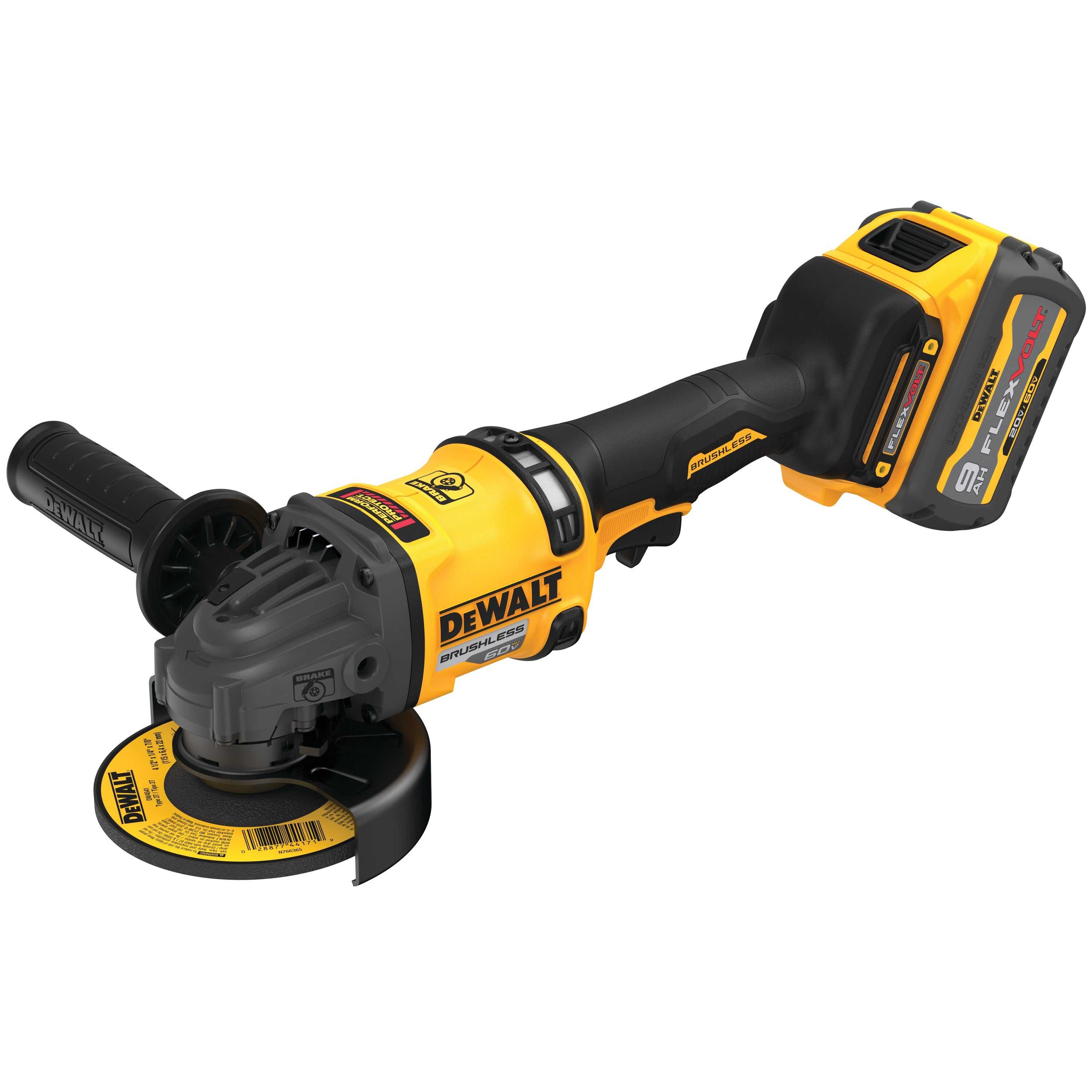 DeWalt, DeWalt DCG418X1 Flexvolt 60V MAX 4-1/2" - 6" Cordless Grinder Kit