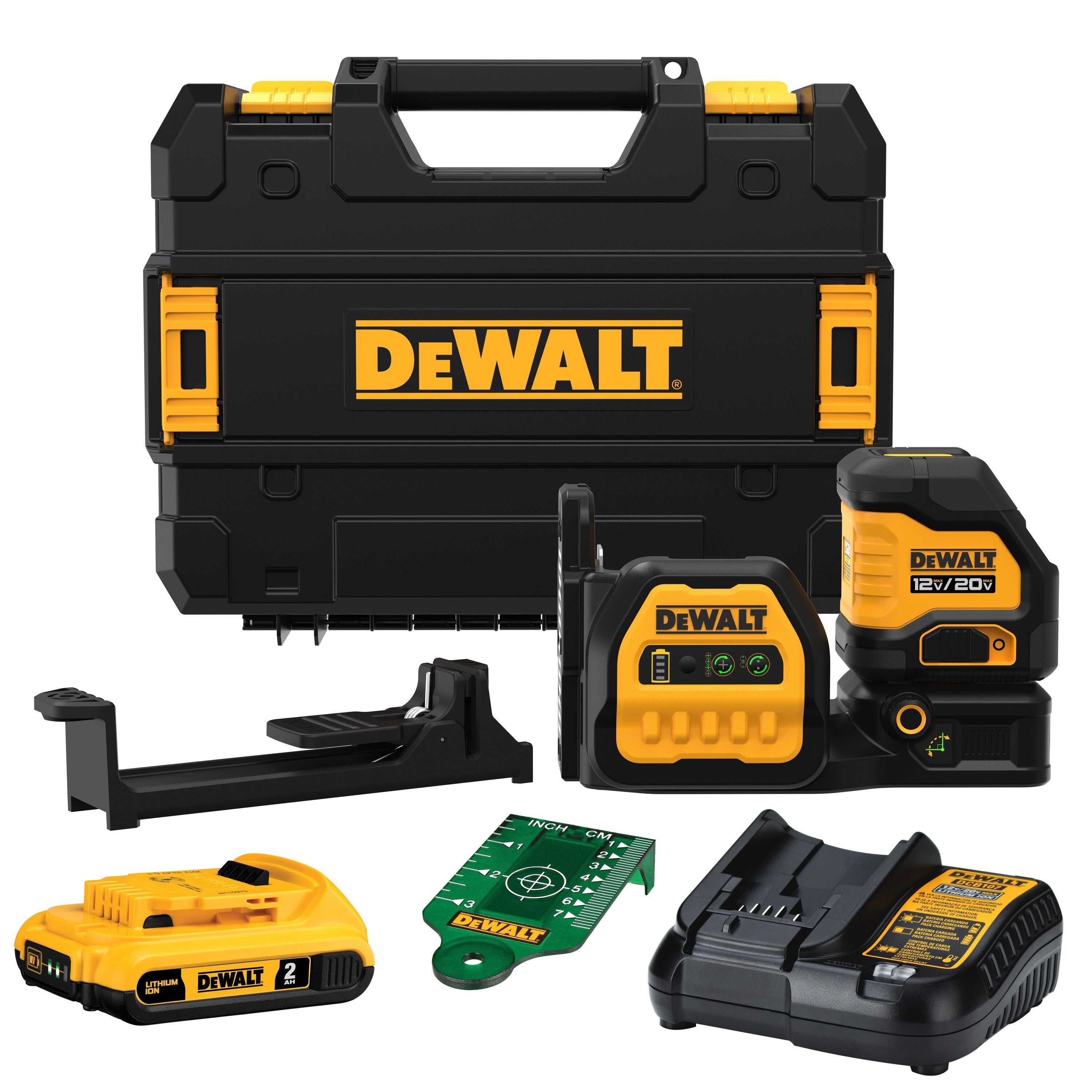 DeWalt, DeWalt DCLE34020G 20V MAX 20V MAX Cross Line Green Laser Kit