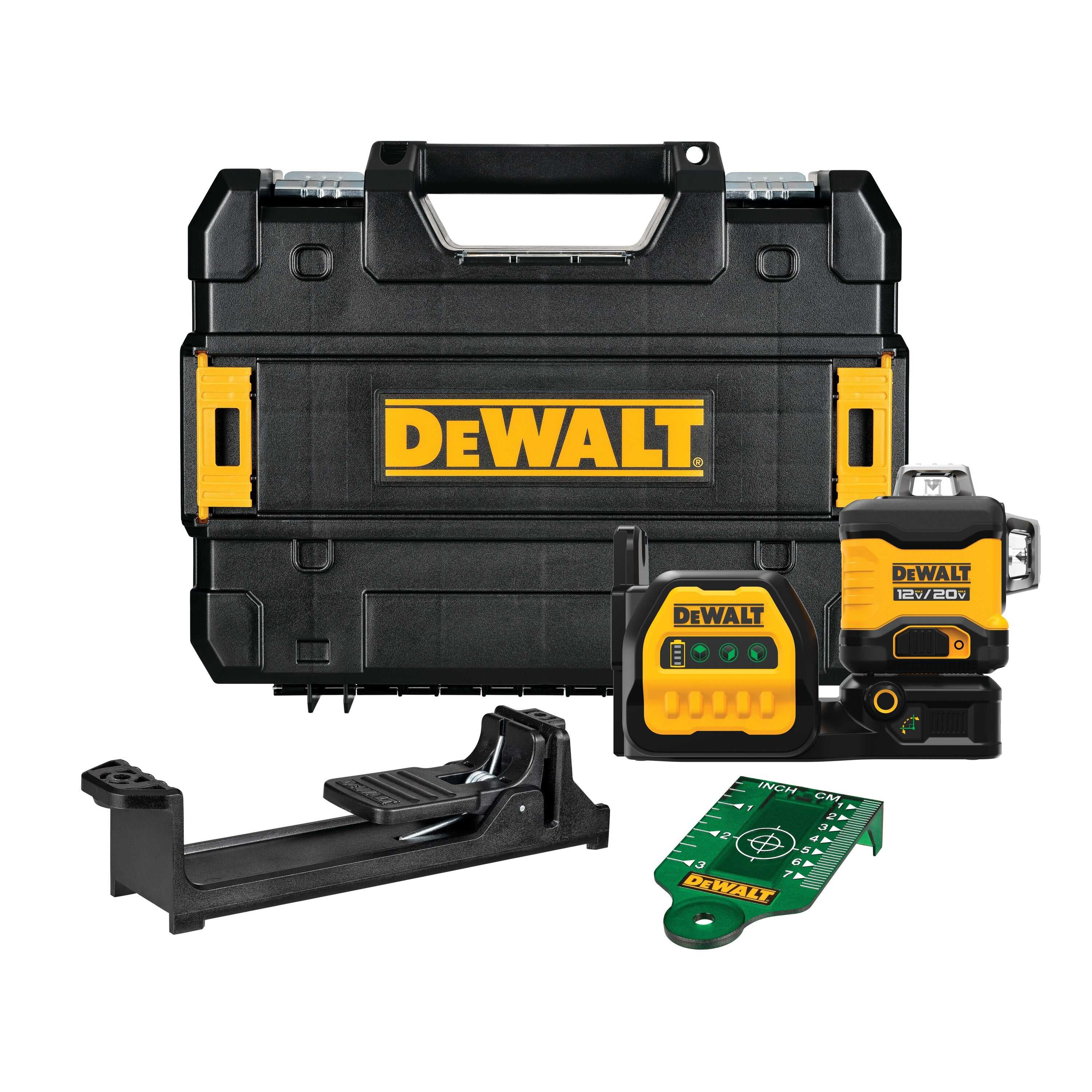 DeWalt, DeWalt DCLE34030GB 20V Max 3 X 360 Green Line Laser (Tool Only)