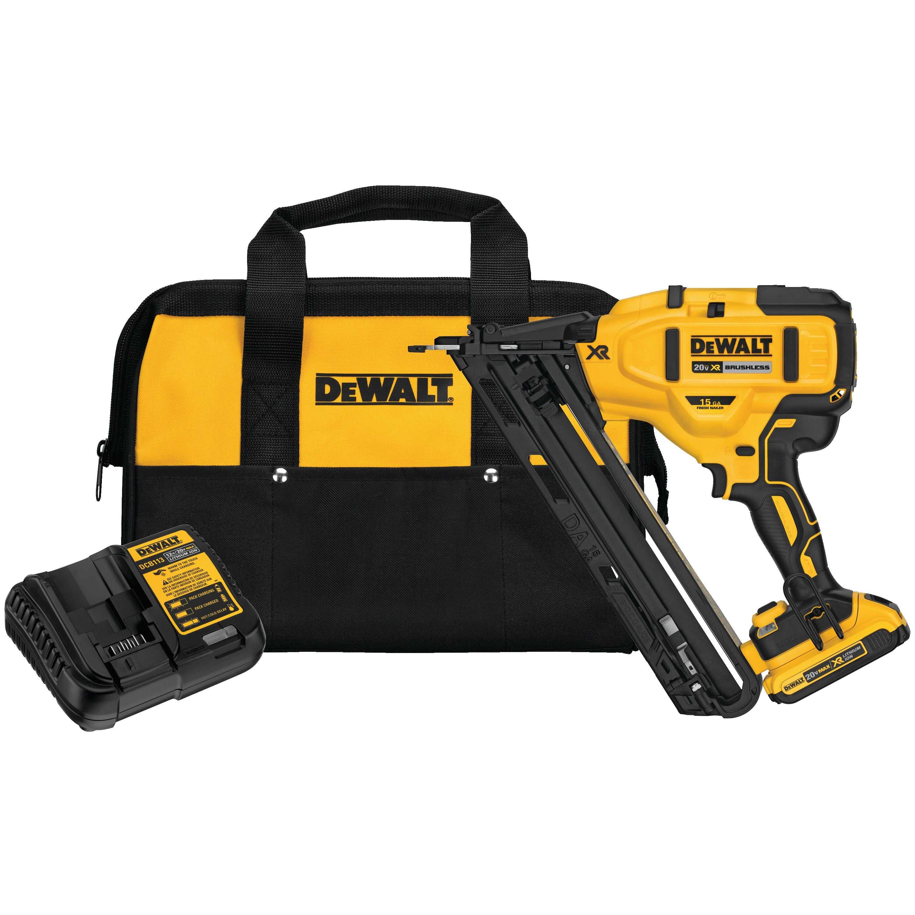 DeWalt, DeWalt DCN650D1 Cordless Finish Nailer Kit