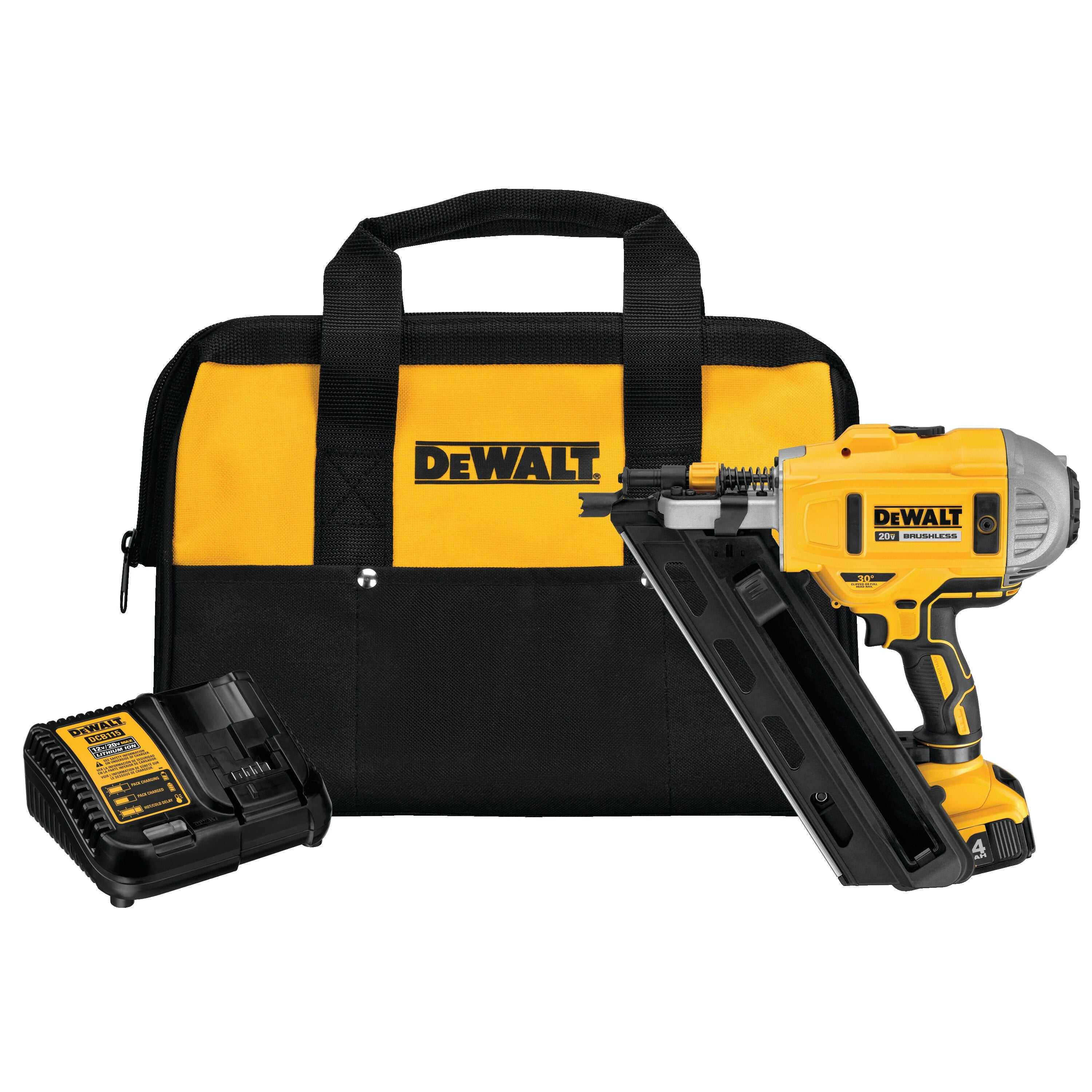 DeWalt, DeWalt DCN692M1 20V Max Cordless 30° Paper Collated Framing Nailer