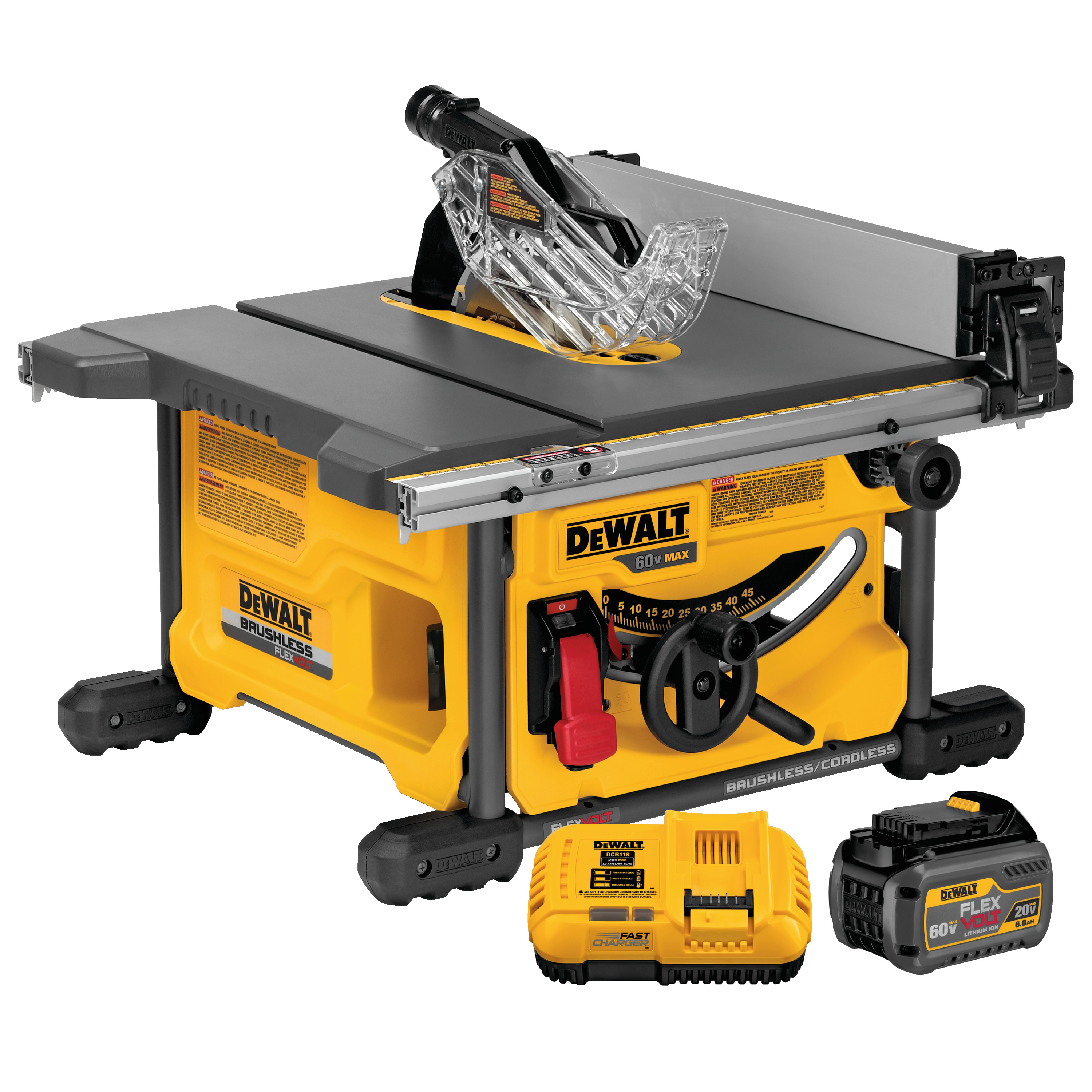 DeWalt, DeWalt DCS7485T1 FlexVolt Table Saw Kit