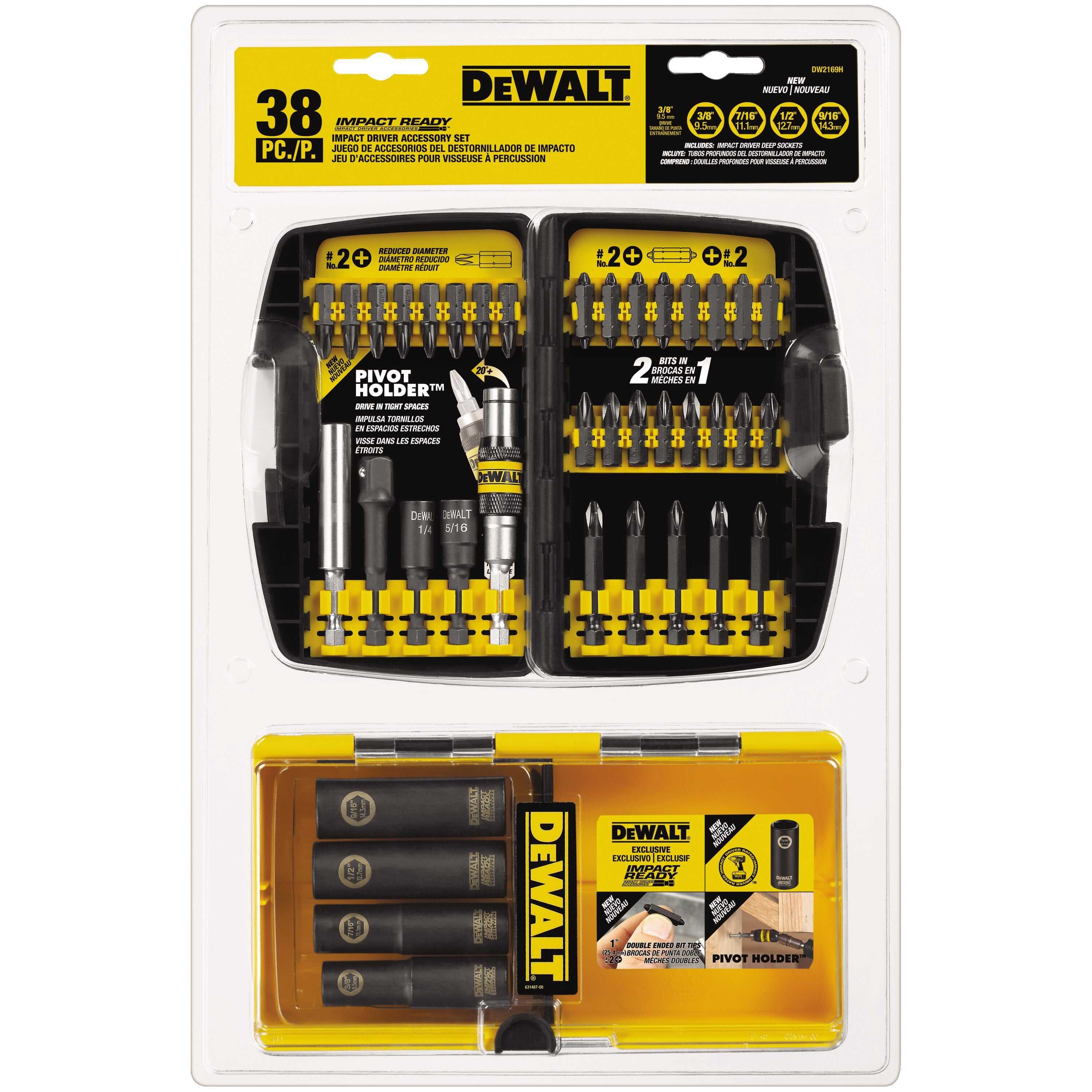 DeWalt, DeWalt DW2169 38 Piece Impact Driver Accessory Kit