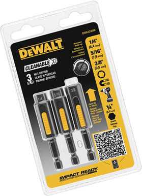 DeWalt, DeWalt DWA2240IR 3 Peice Cleanable Nut Setter Kit