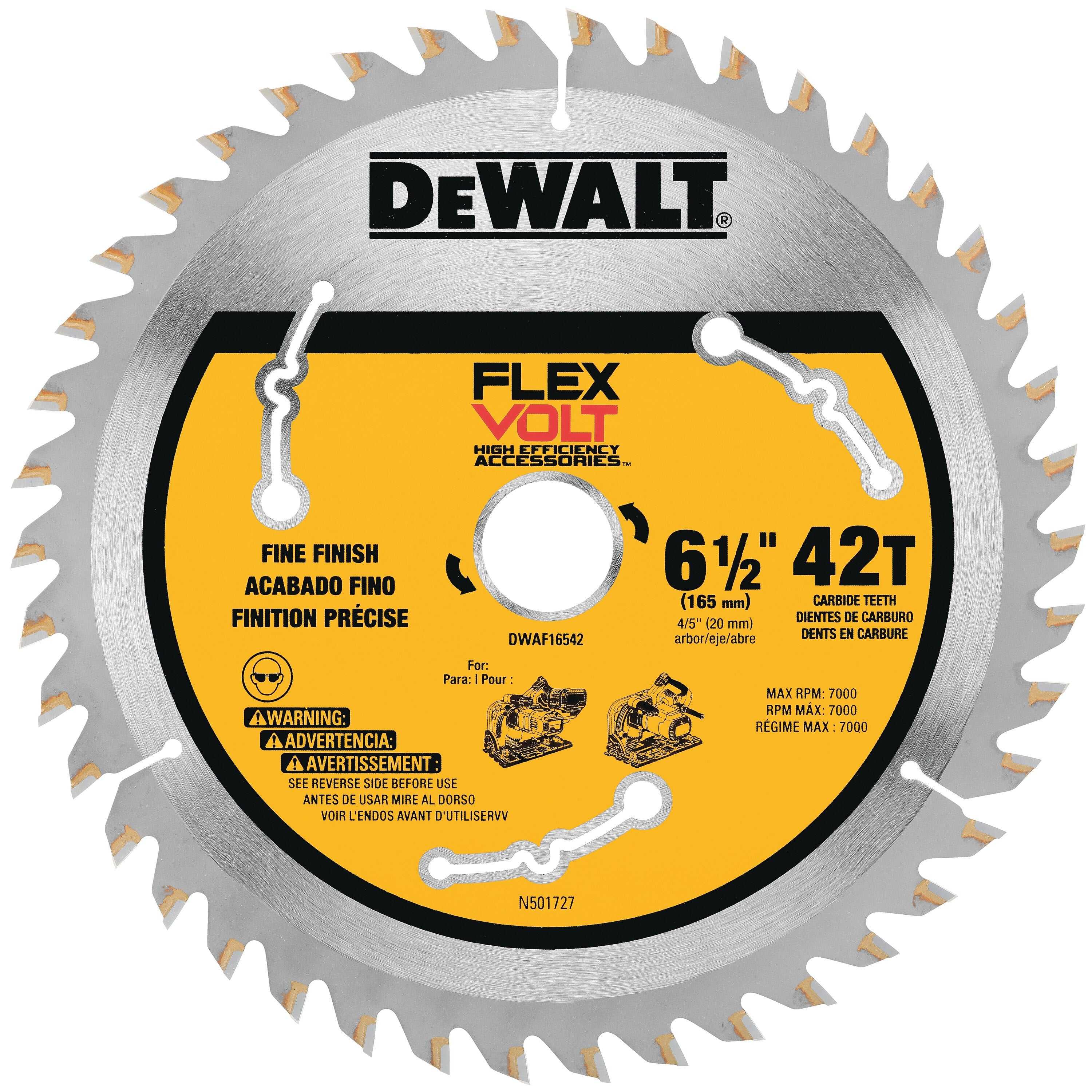 DeWalt, DeWalt DWAF16542 FLEXVOLT Tracksaw Saw Blade