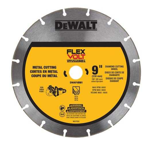 DeWalt, DeWalt DWAFV8901 9" FLEXVOLT Diamond Metal Cutting Wheel