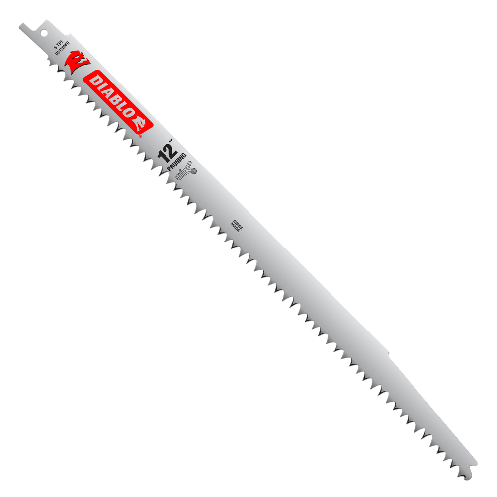 Diablo, Diablo 12" Fleam Ground Reciprocating Saw Blades for Clean Wood & Pruning