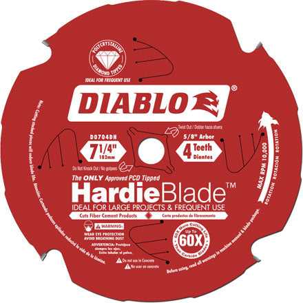 Diablo, Diablo D0704DH 7-1/4" Hardie Blade