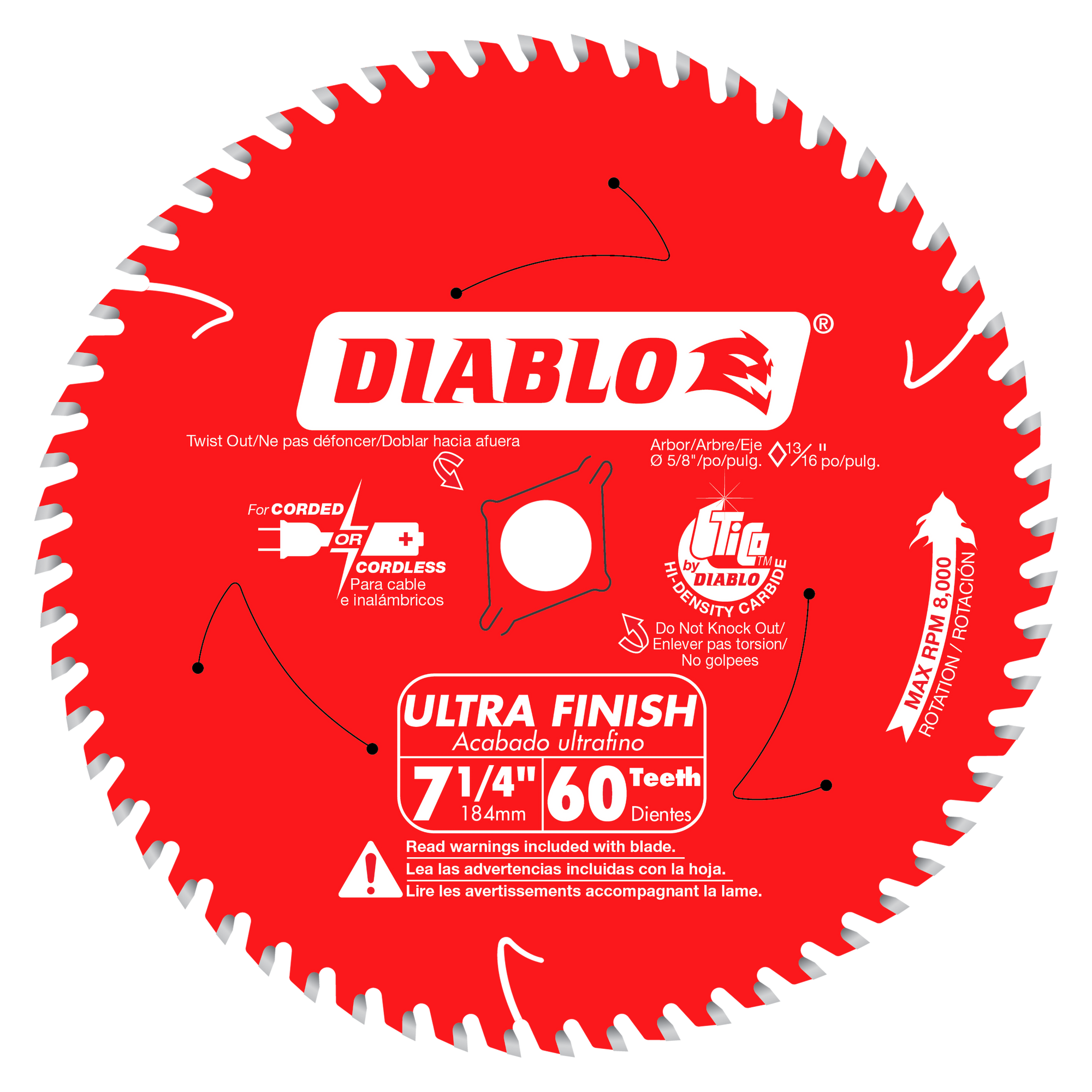 Diablo, Diablo D0760X 7-1/4" Saw Blade