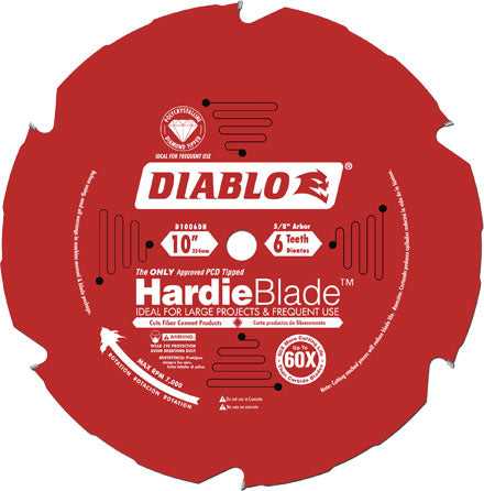 Diablo, Diablo D1006DH 10" Hardie Blade