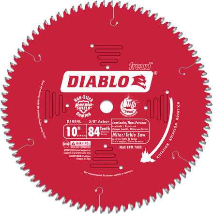 Diablo, Diablo D1084L 10" Laminate/Melamine/Laminate Flooring Saw Blade