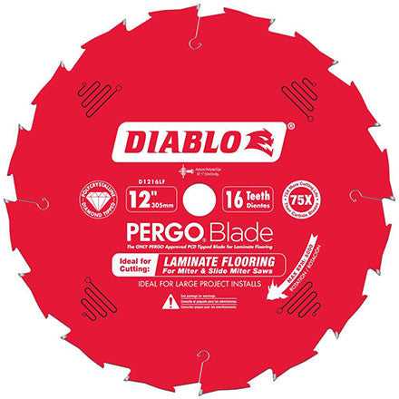 Diablo, Diablo D1216LF 12" Pergo Saw Blade