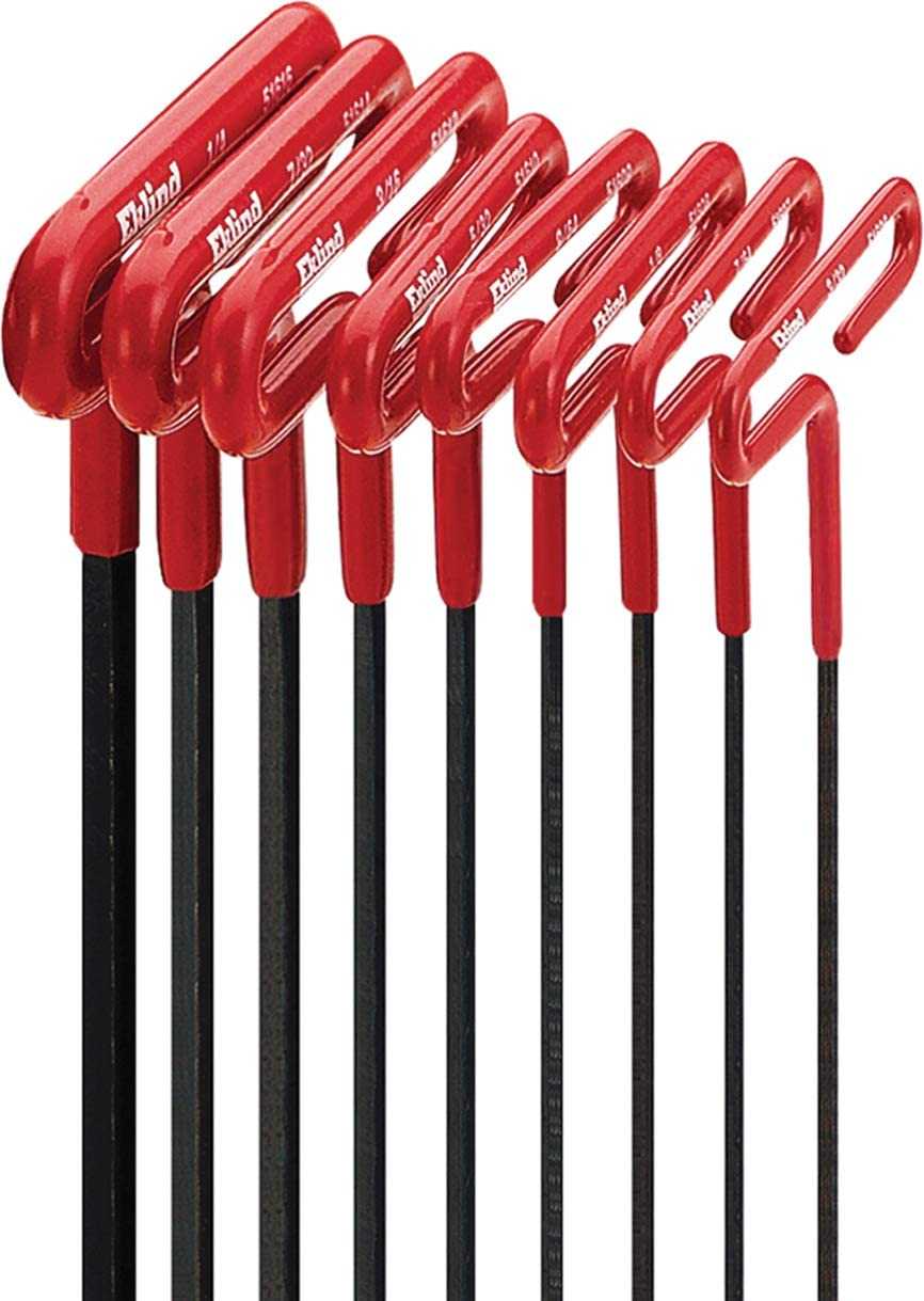 Eklind, Eklind 53168 8 Pc Cushion Grip 6" SAE Hex T-Key Set