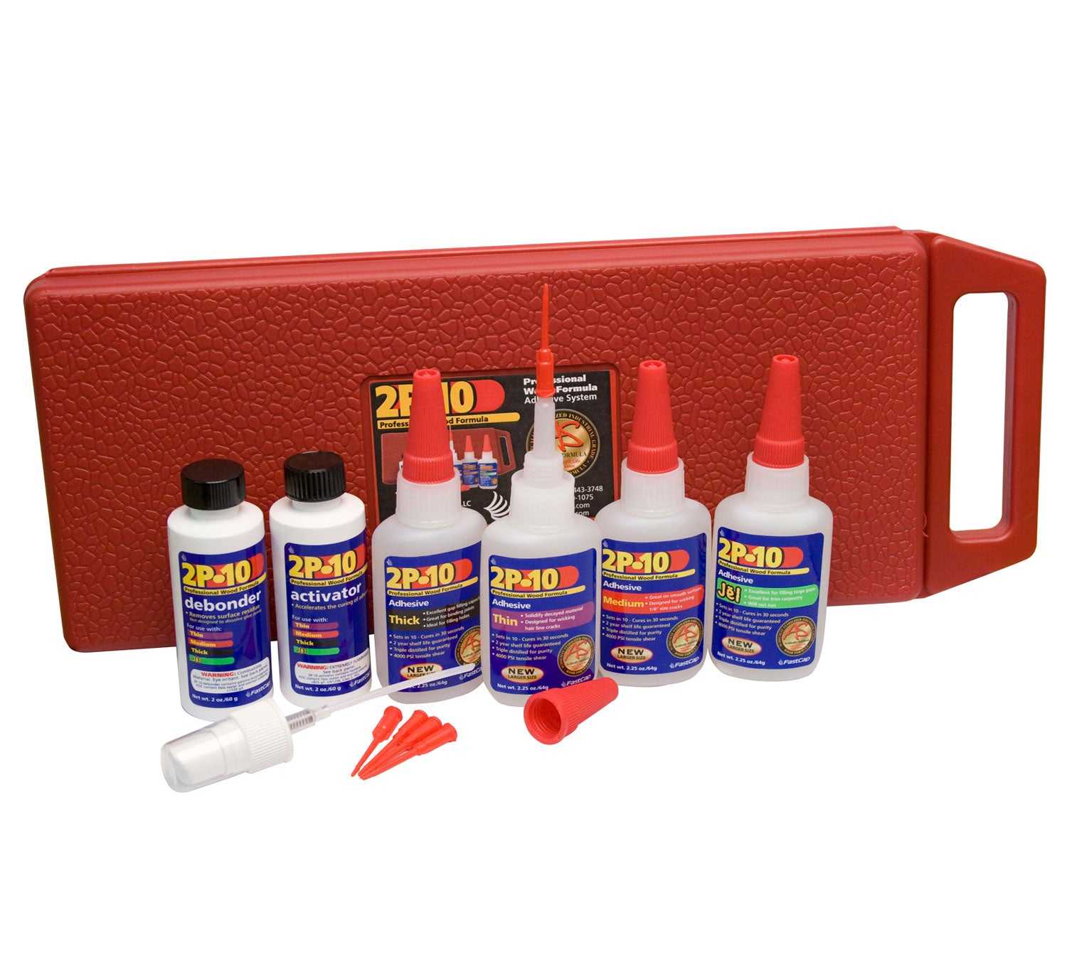 Fastcap 2P-10 KIT Adhesive System • Www.sawingtoolusa.com