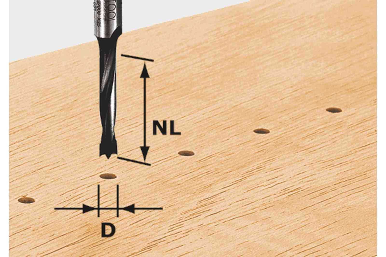 Festool, Festool 491066  HW S8 D5/30 Z Dowel Drill Bit