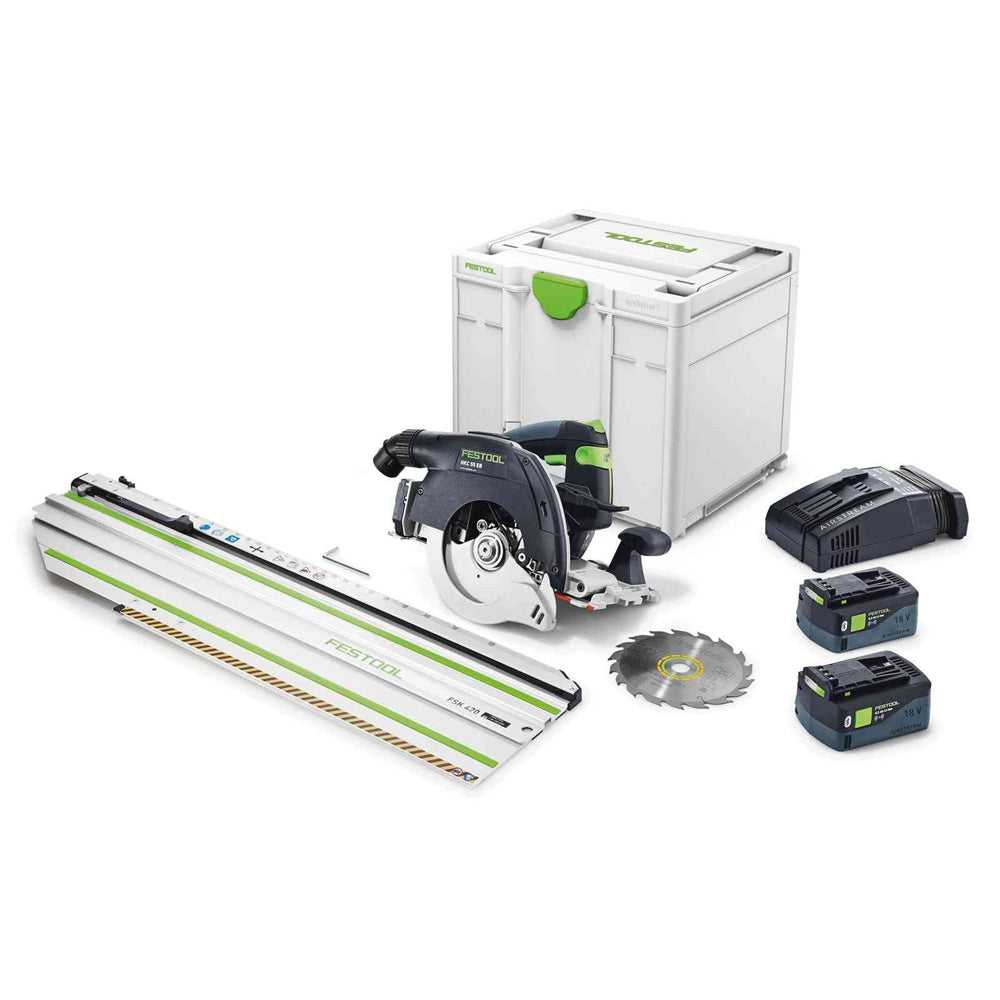 Festool, Festool 576173 HKC 55 PLUS-FSK 18V Cordless Track Saw