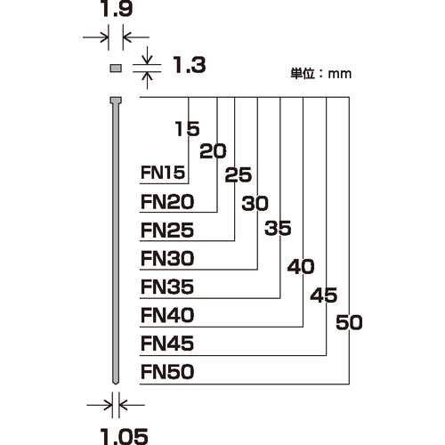 7880421.0, FinishNail  00046459  DAIDOHANT