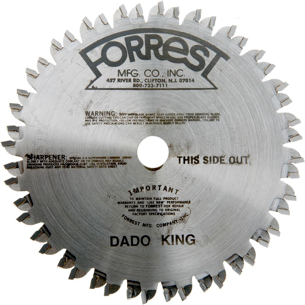 Forrest, Forrest DK06244 6" Dado King Blade Set