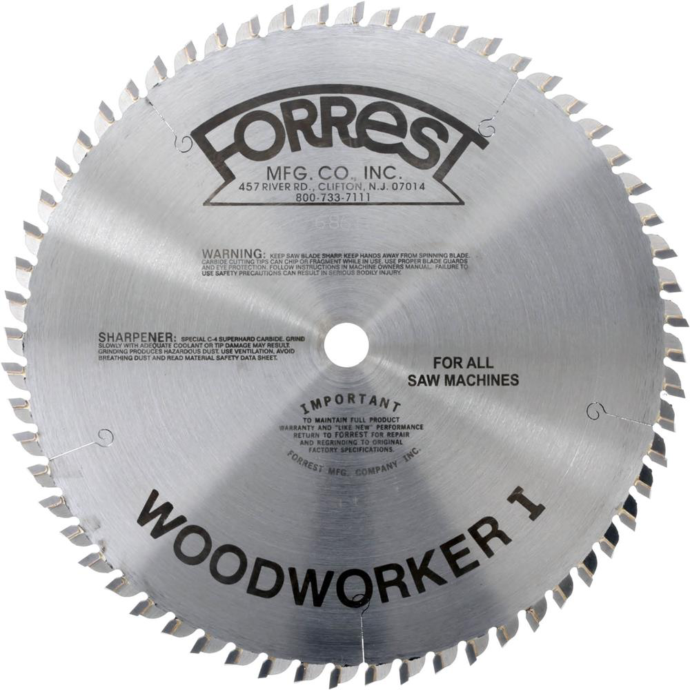 Forrest, Forrest WW10607100 10" Woodworker I Saw Blade