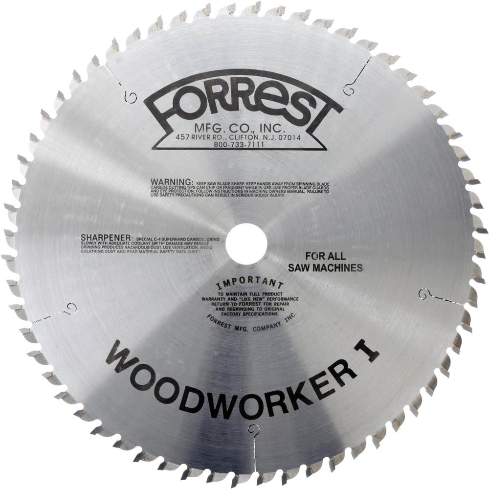 Forrest, Forrest WW12607125G 12" Woodworker I Saw Blade