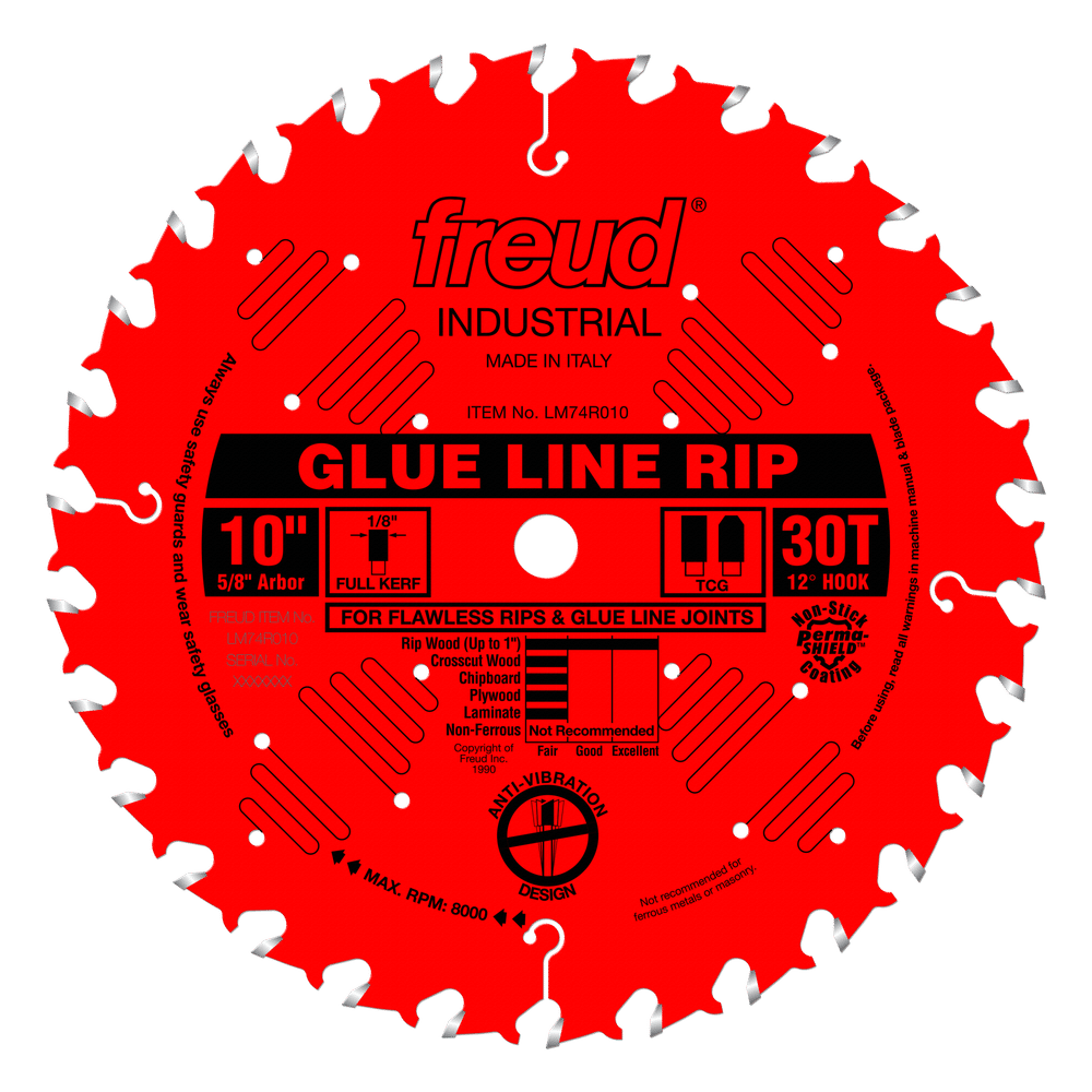 Freud, Freud LM74R010 10" Coated Glue Line Rip Saw Blade