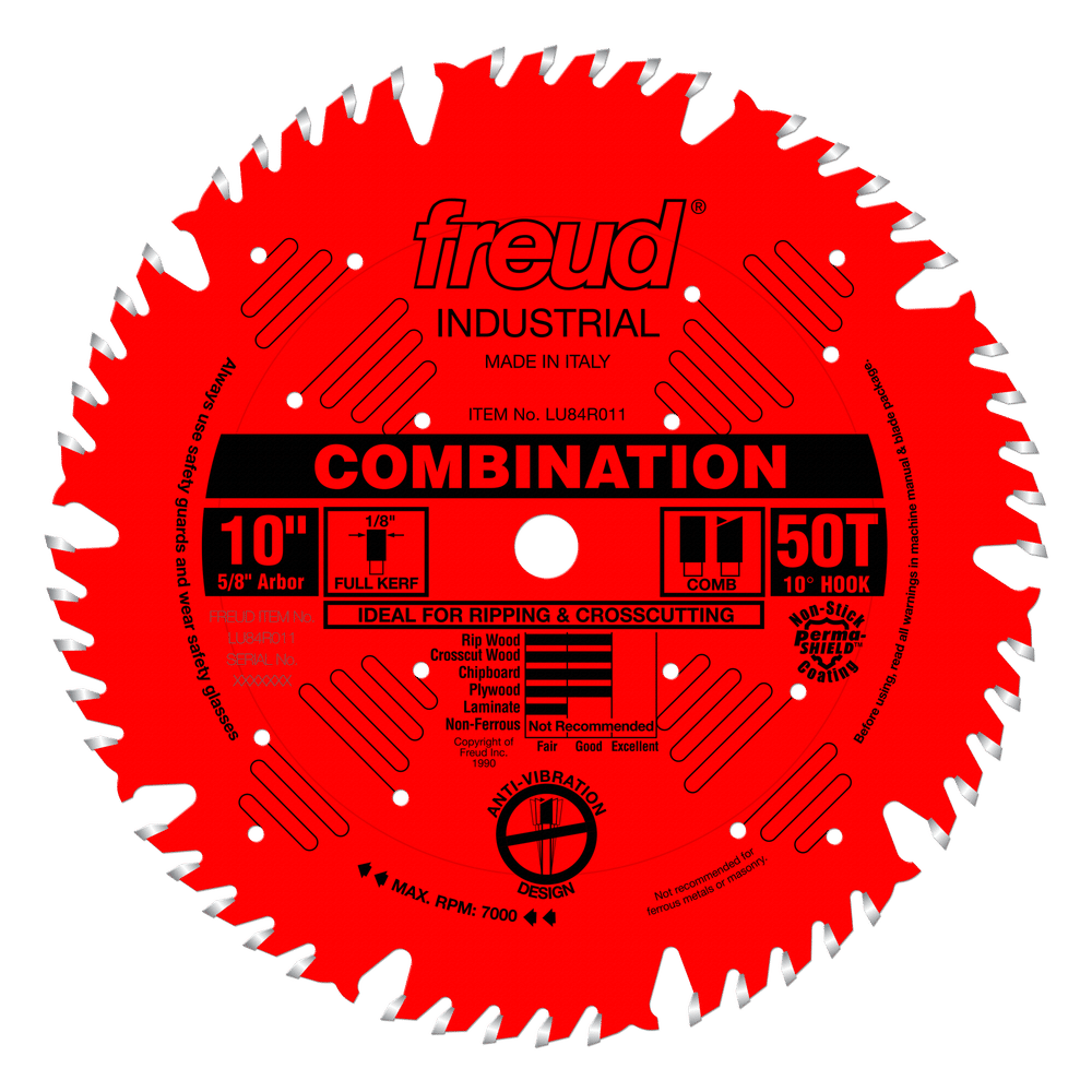 Freud, Freud LU84R011 10" Coated Combination Blade