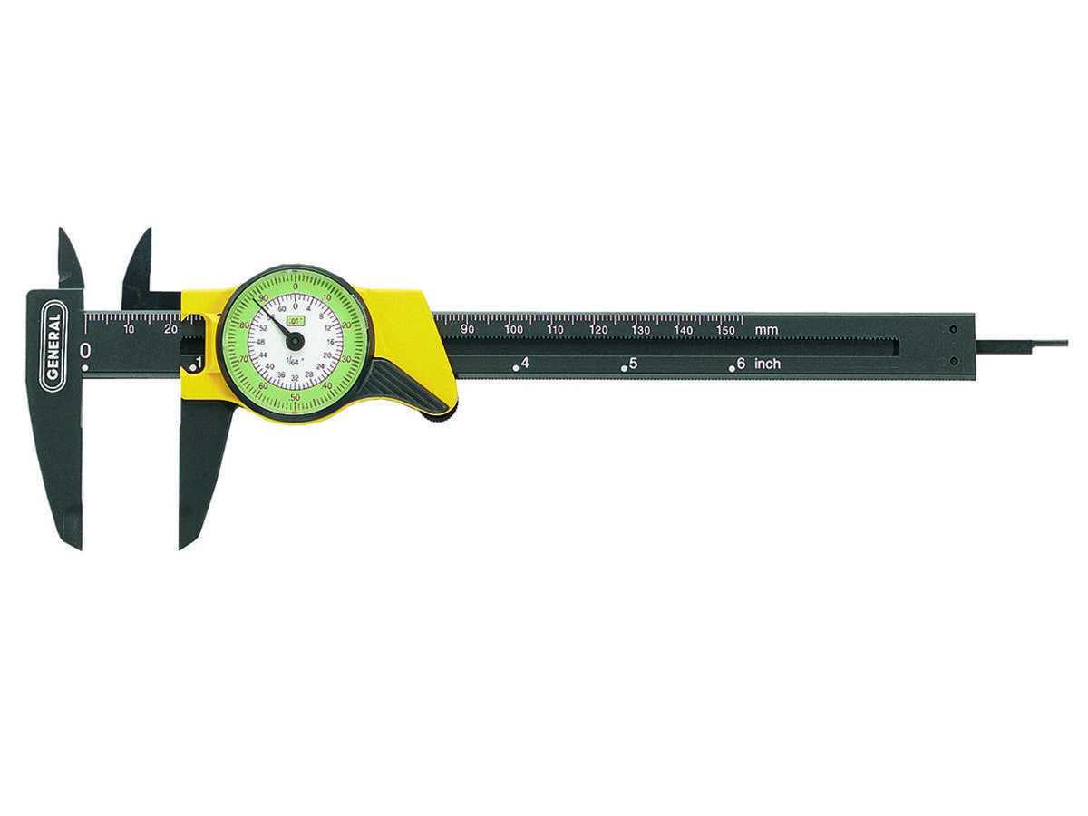 General Tools, General 142 Plastic, Direct Reading Inch Dial Caliper