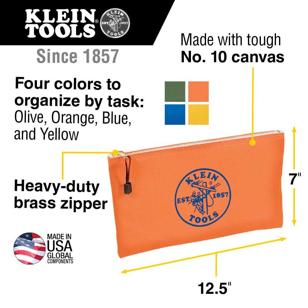 Klein, Klein 5140 Canvas Tool Pouch 4-Pack