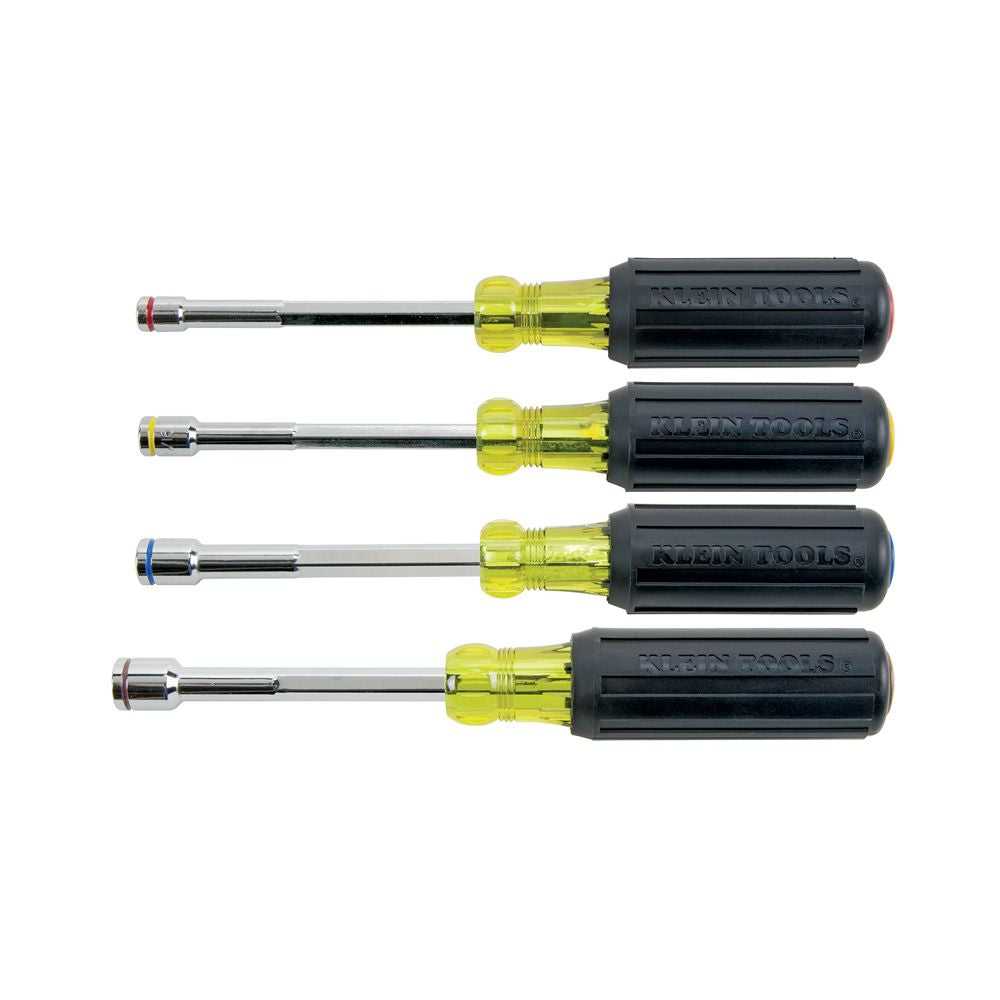 Klein, Klein 635-4 4-Piece Heavy Duty Magnetic Nut Driver Set