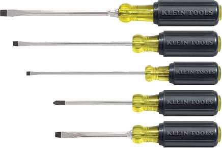 Klein, Klein 85075 5-Piece Cushion-Grip Screwdriver Set