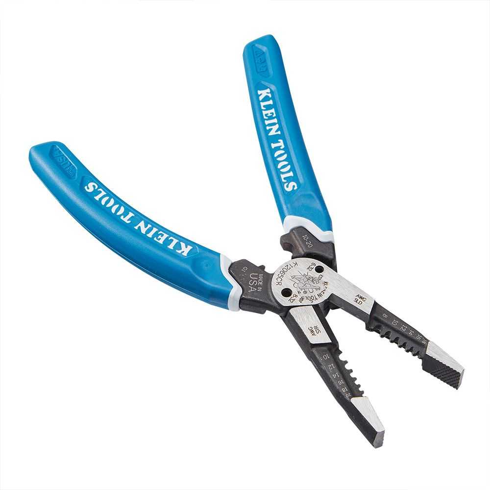 Klein, Klein K12065CR Klein-Kurve Heavy-Duty Wire Stripper 8-20 AWG