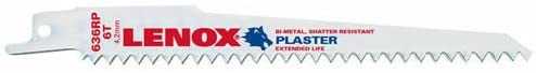 Lenox, Lenox Plaster-Cutting Bi-Metal Reciprocating Saw Blades