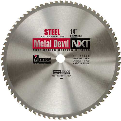 MK Morse, MK Morse CSM1466NSC CSM1466NSC 14" Metal Devil Dry-Cutting Blade