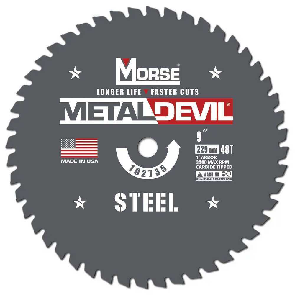 MK Morse, MK Morse CSM948FSC 9" Metal Devil Metal-Cutting Circular Saw Blade